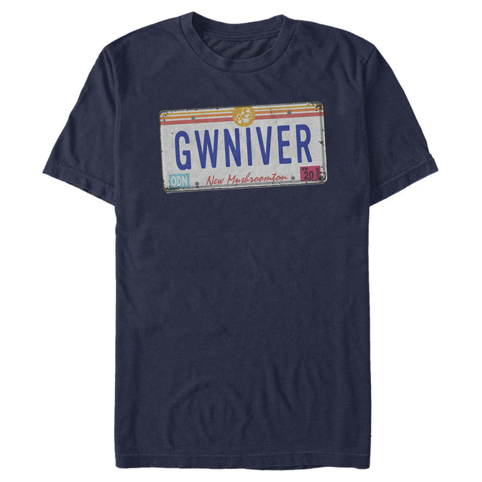 fifth sun Men's Onward GWINIVER License Plate T-Shirt