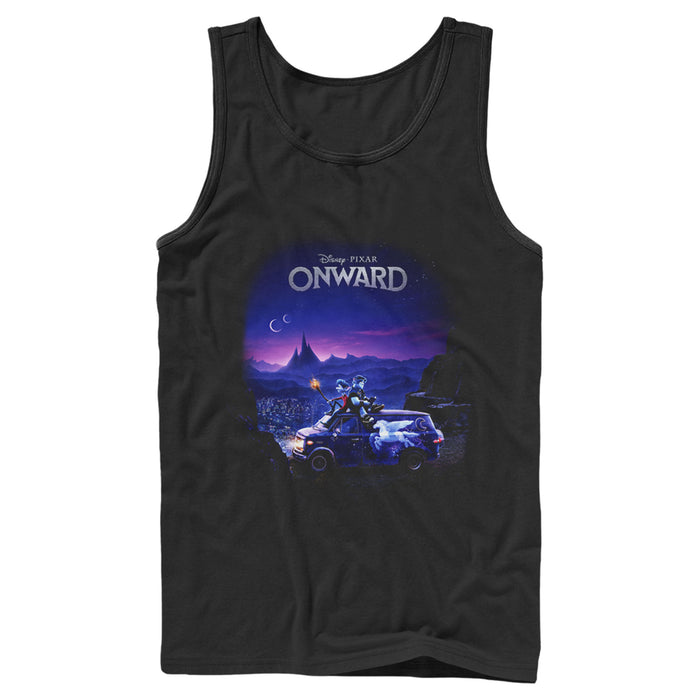 fifth sun Men's Onward Movie Sunset Poster Tank Top