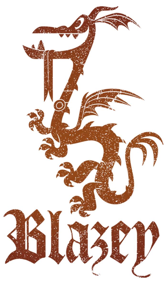 Fifth Sun Men's Onward Pet Blazey Dragon Baseball Tee