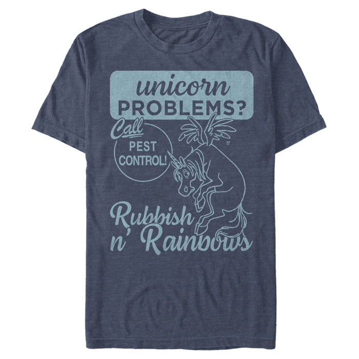 fifth sun Men's Onward Rubbish N' Rainbows Pest Control T-Shirt