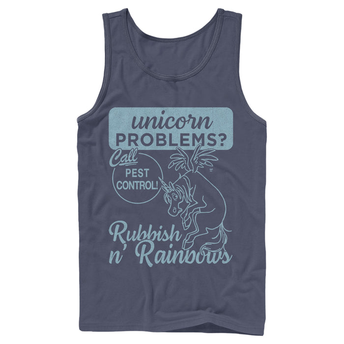 fifth sun Men's Onward Rubbish N' Rainbows Pest Control Tank Top