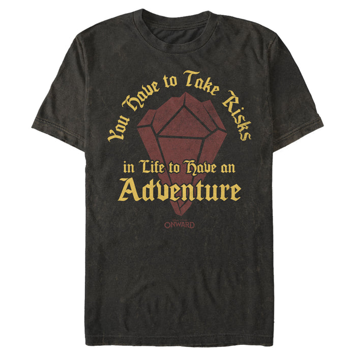 fifth sun Men's Onward Take Risks to Have Adventure T-Shirt