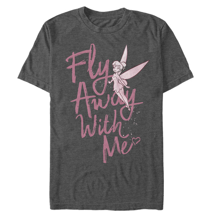 fifth sun Men's Peter Pan Valentine Tink Fly T-Shirt