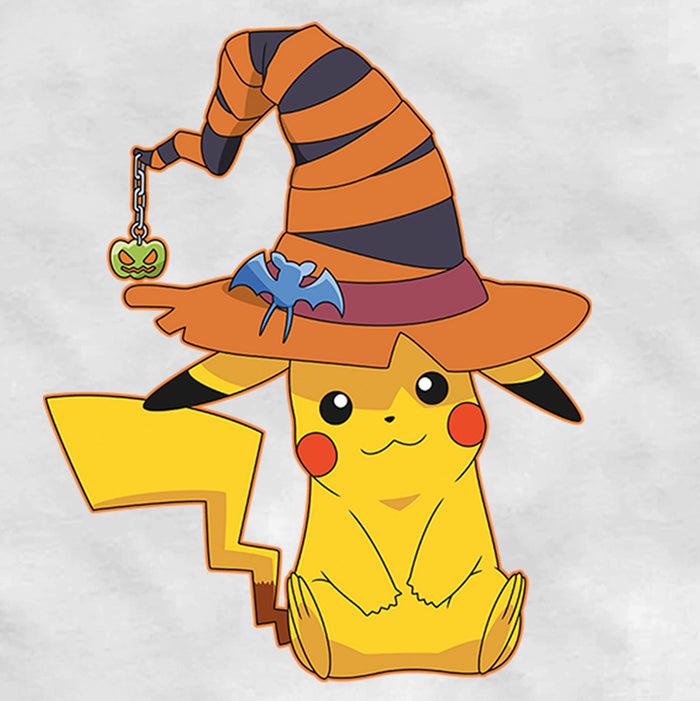 Fifth Sun Men's Pokemon Halloween Pikachu Witch Baseball Tee