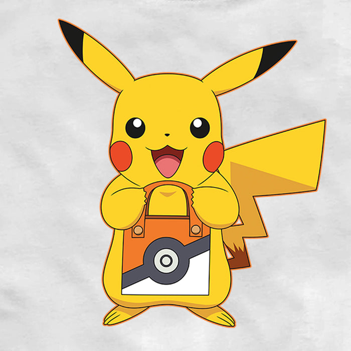 Fifth Sun Men's Pokemon Halloween Trick Or Treat Pikachu Baseball Tee