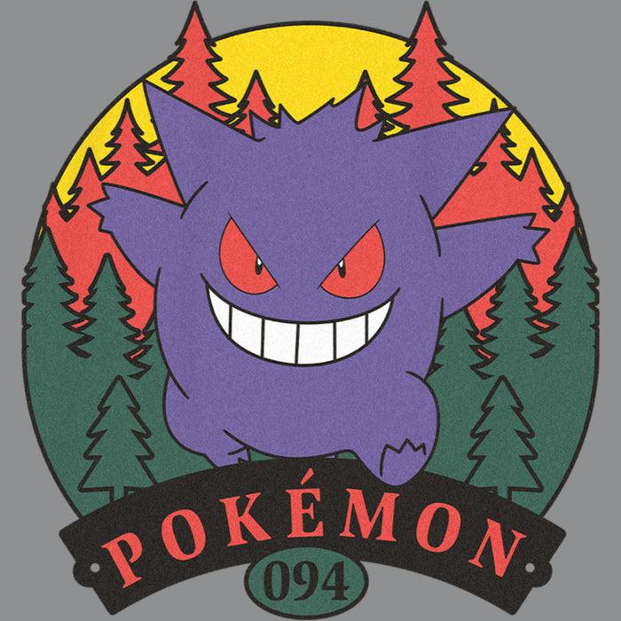 Fifth Sun Men's Pokemon Icon Gengar 094 Baseball Tee