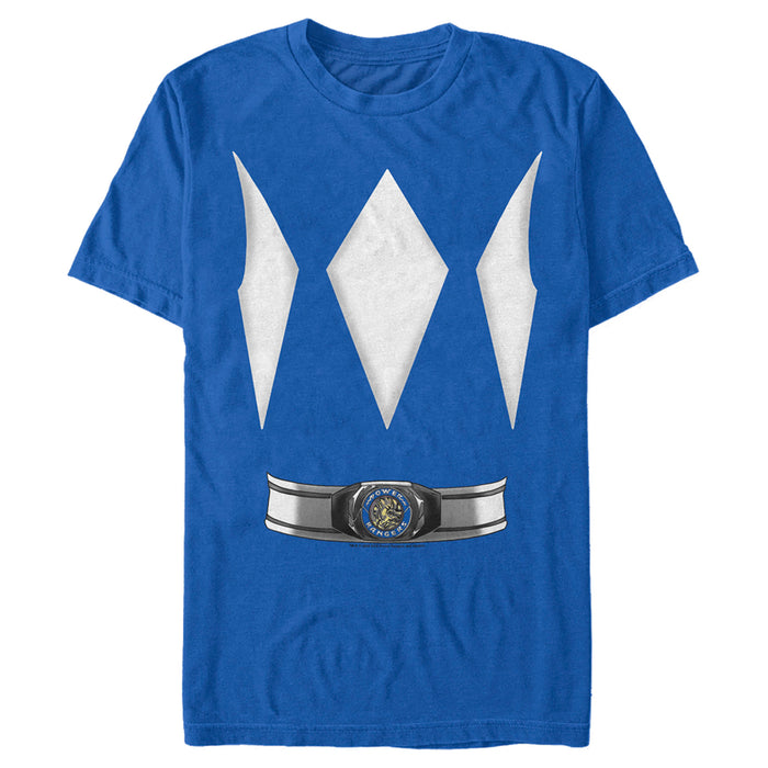 fifth sun Men's Power Rangers Blue Ranger Costume Tee T-Shirt