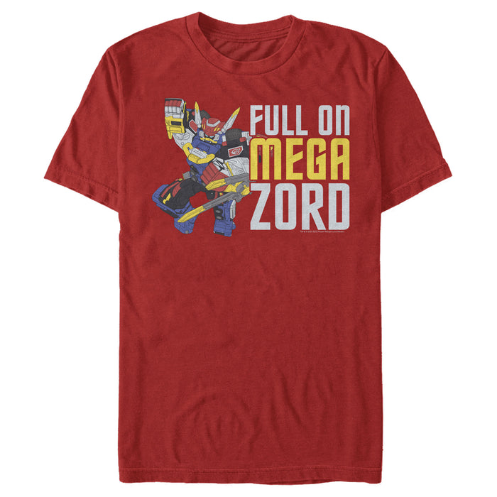 fifth sun Men's Power Rangers Full On Megazord T-Shirt