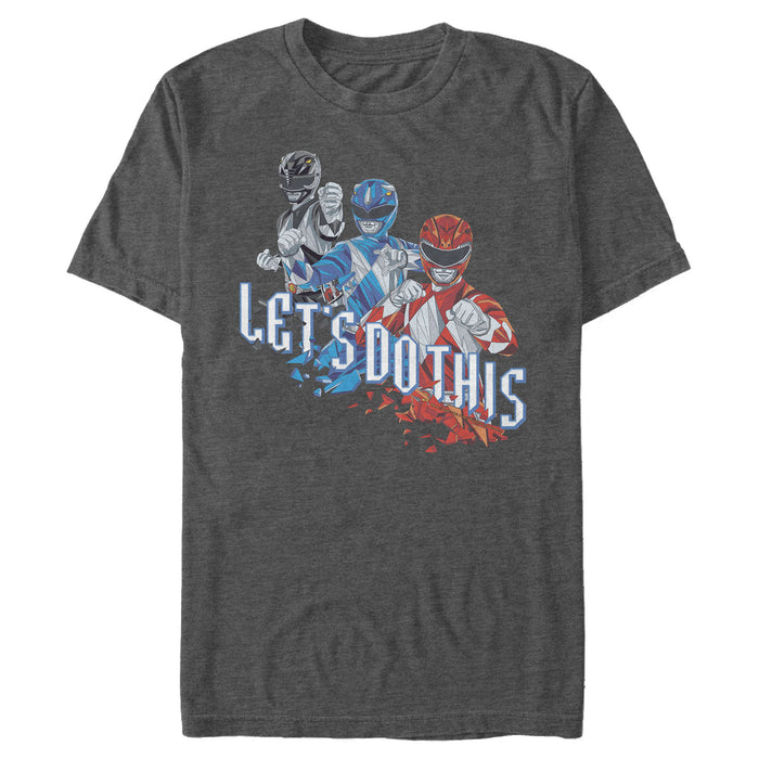 fifth sun Men's Power Rangers Let's Do This Team T-Shirt