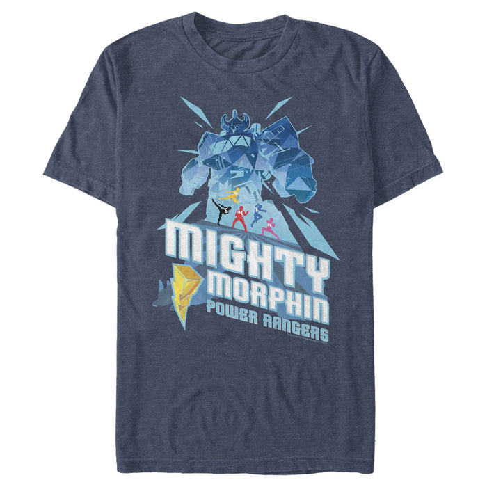 fifth sun Men's Power Rangers Mighty Morphin Megazord T-Shirt