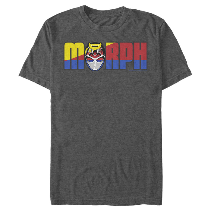 fifth sun Men's Power Rangers Morph Color Text T-Shirt