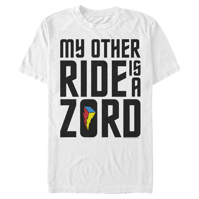 fifth sun Men's Power Rangers Other Ride is a Zord T-Shirt