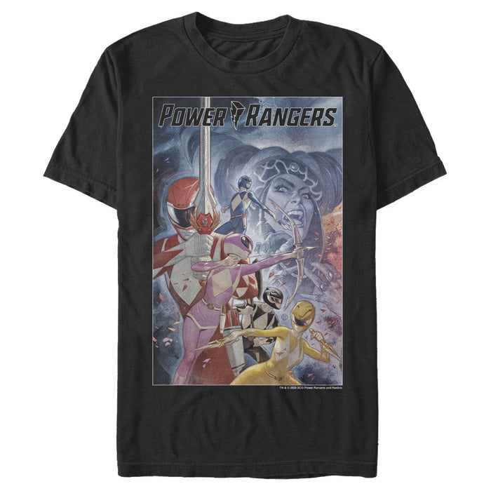 fifth sun Men's Power Rangers Rita Repulsa Epic Poster T-Shirt