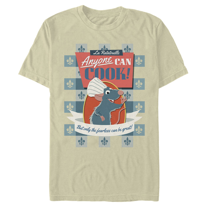 fifth sun Men's Ratatouille Fearless Can Be Great T-Shirt