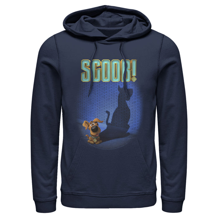 Fifth Sun Men's Scooby Doo Dog Shadow Pull Over Hoodie