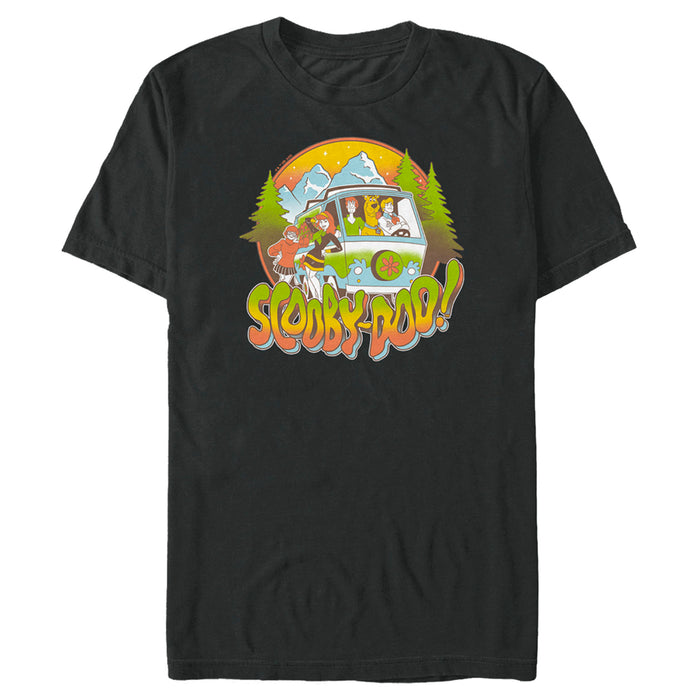 fifth sun Men's Scooby Doo Mystery Gang in the Forest T-Shirt