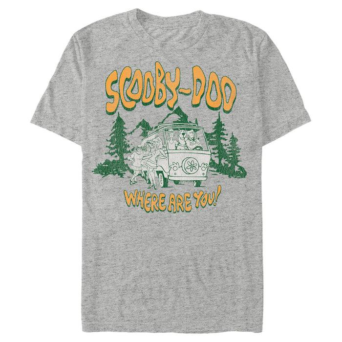fifth sun Men's Scooby Doo Mystery Gang Van Where Are You? T-Shirt
