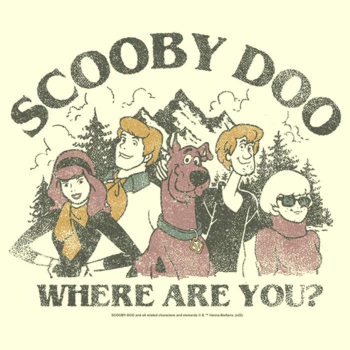 Fifth Sun Men's Scooby Doo Mystery Gang Where Are You? T-Shirt