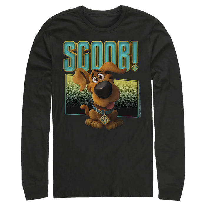 fifth sun Men's Scooby Doo Puppy Frame Long Sleeve Shirt