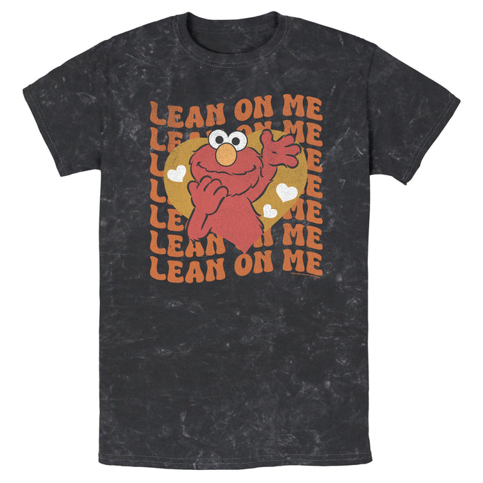 fifth sun Men's Sesame Street Elmo Lean On Me T-Shirt
