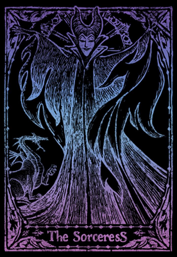Fifth Sun Men's Sleeping Beauty Maleficent Sorceress Card T-Shirt