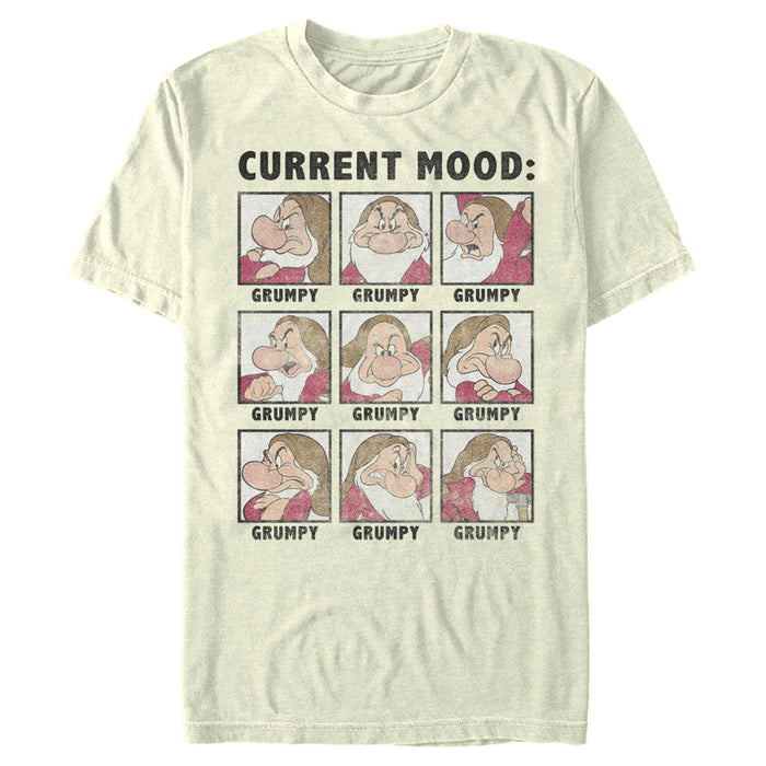 Fifth Sun Men's Snow White And The Seven Dwarfs Grumpy Current Mood T-Shirt