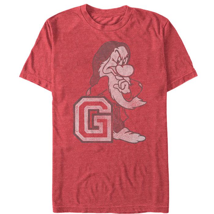 fifth sun Men's Snow White and the Seven Dwarfs Grumpy T-Shirt