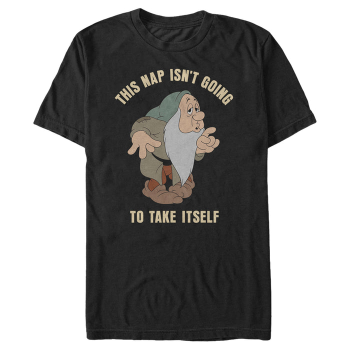 Fifth Sun Men's Snow White And The Seven Dwarfs Sleepy Take Nap T-Shirt