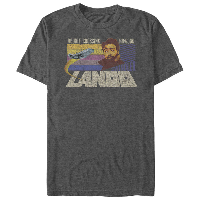 fifth sun Men's Solo: A Star Wars Story Double-Crossing Lando T-Shirt