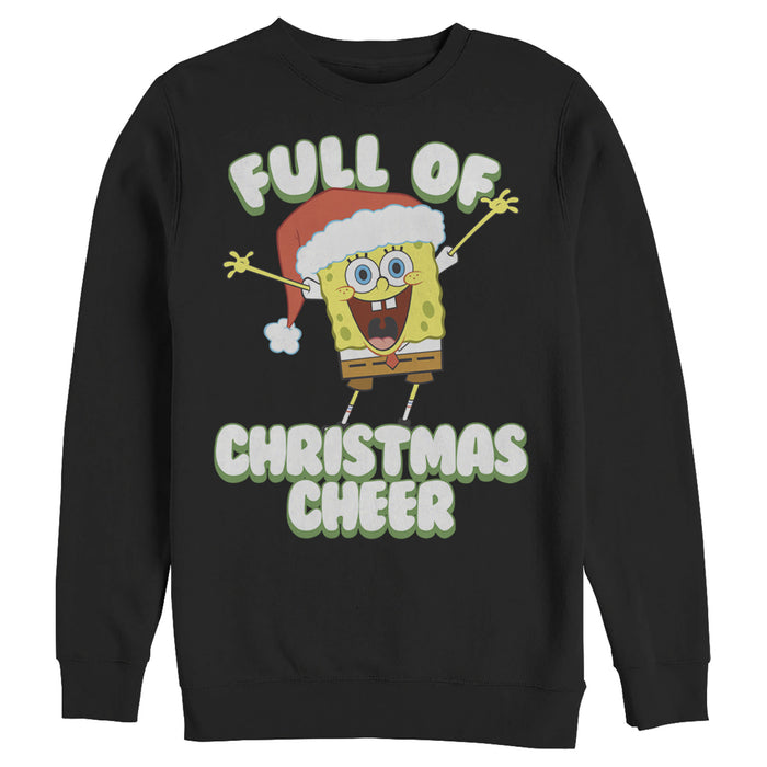 Fifth Sun Men's SpongeBob SquarePants Christmas Full Of Cheer Sweatshirt