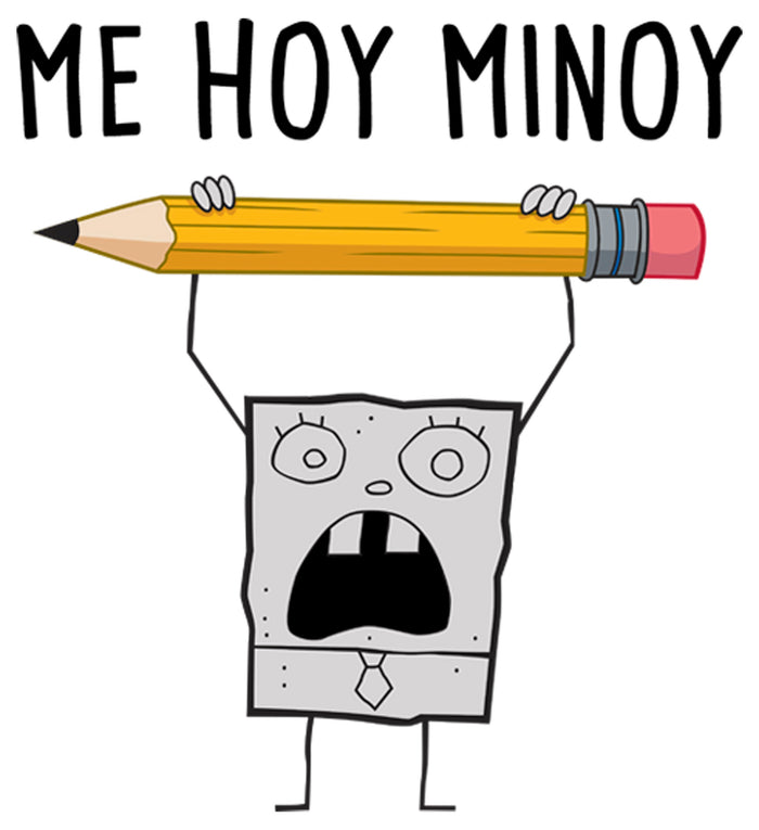 Fifth Sun Men's SpongeBob SquarePants DoodleBob Me Hoy Minoy T-Shirt