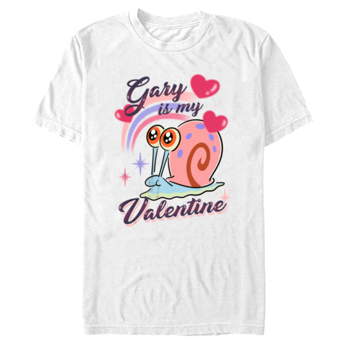 fifth sun Men's SpongeBob SquarePants Gary is My Valentine T-Shirt