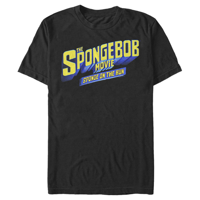 fifth sun Men's SpongeBob SquarePants Sponge on the Run Classic Logo T-Shirt