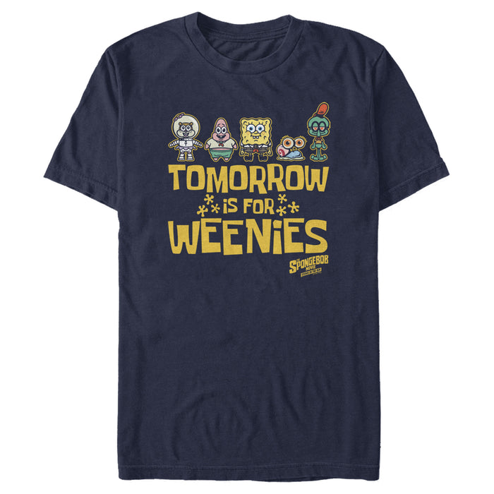 fifth sun Men's SpongeBob SquarePants Sponge on the Run Tomorrow Weenies Friends T-Shirt