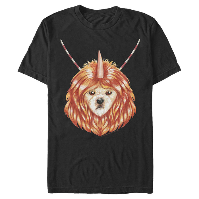 fifth sun Men's Star Trek Alfa 177 Unicorn Dog Portrait T-Shirt