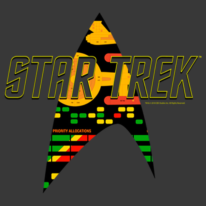 Fifth Sun Men's Star Trek Allocations Logo Pull Over Hoodie