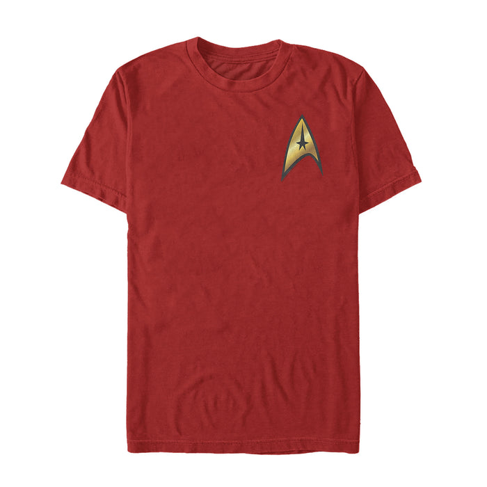 Fifth Sun Men's Star Trek Command Starfleet Badge T-Shirt