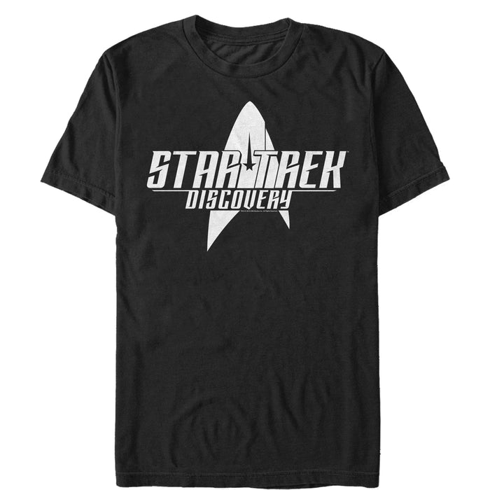 fifth sun Men's Star Trek: Discovery Classic Show Logo T-Shirt