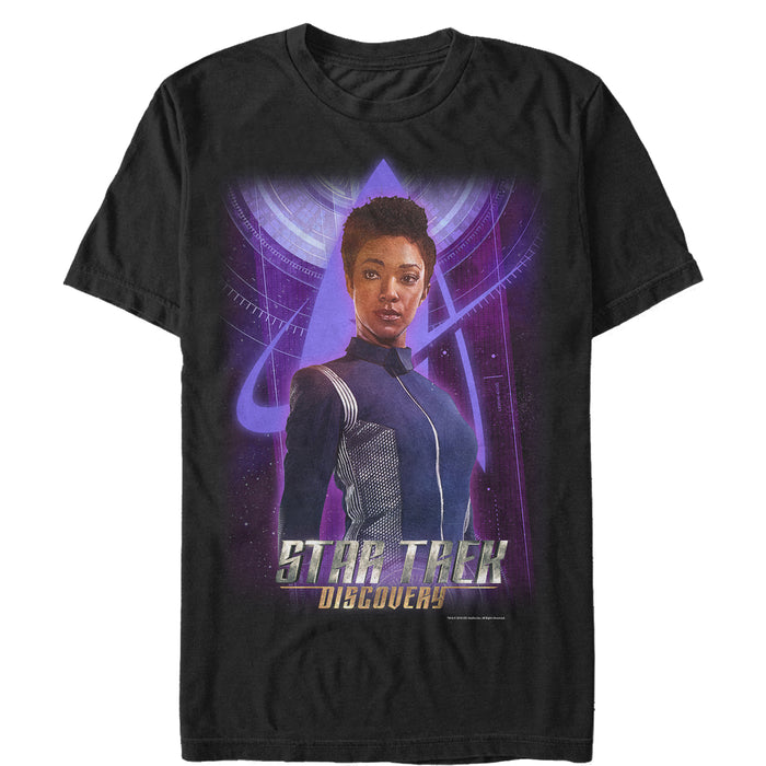 fifth sun Men's Star Trek: Discovery Michael Burnham Ready For Space T-Shirt