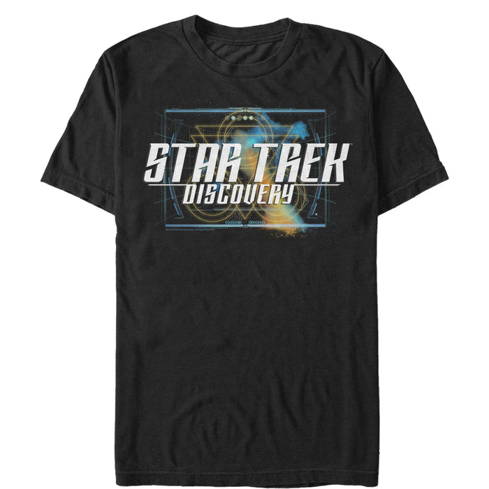fifth sun Men's Star Trek: Discovery Retro Show Logo T-Shirt