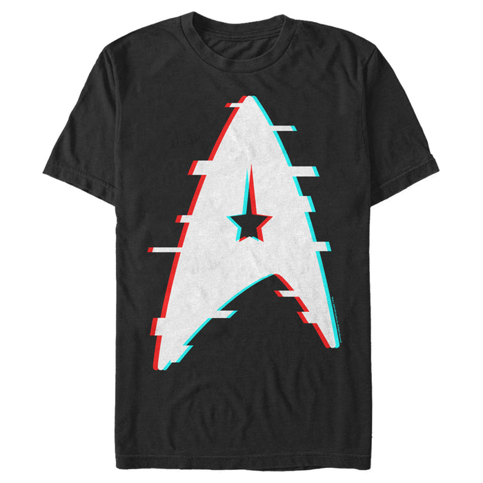 fifth sun Men's Star Trek Glitch Academy Logo T-Shirt
