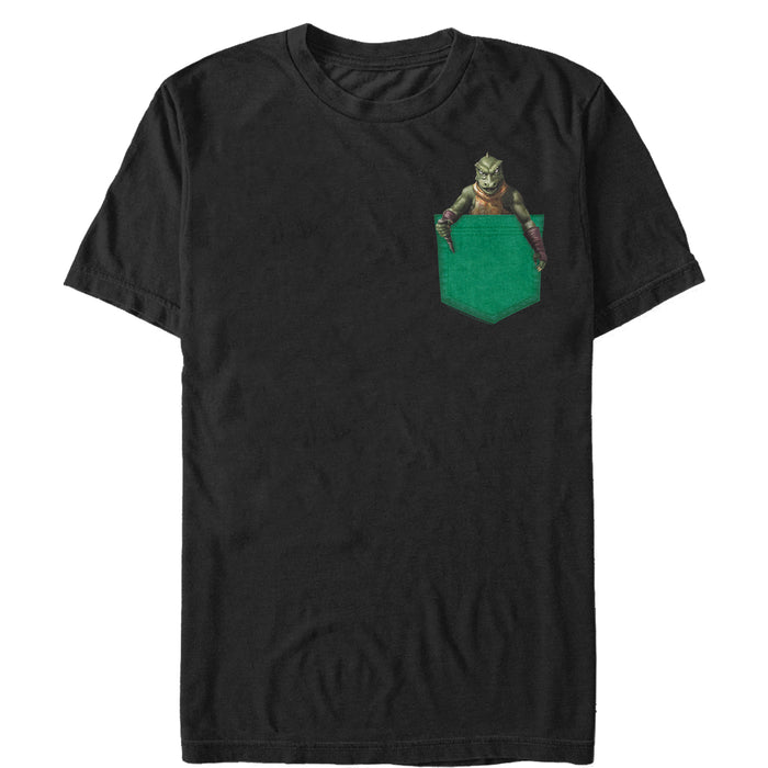 fifth sun Men's Star Trek Gorn Pocket Friend Print T-Shirt