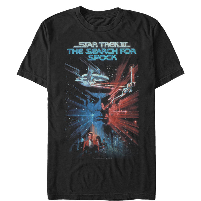 fifth sun Men's Star Trek III: The Search for Spock Movie Poster T-Shirt
