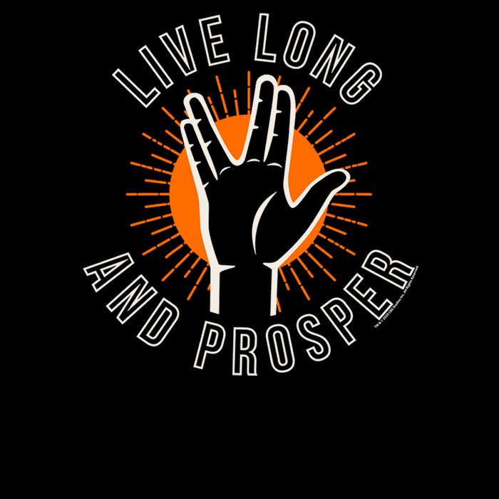 Fifth Sun Men's Star Trek Long Live Prosper Salute T-Shirt