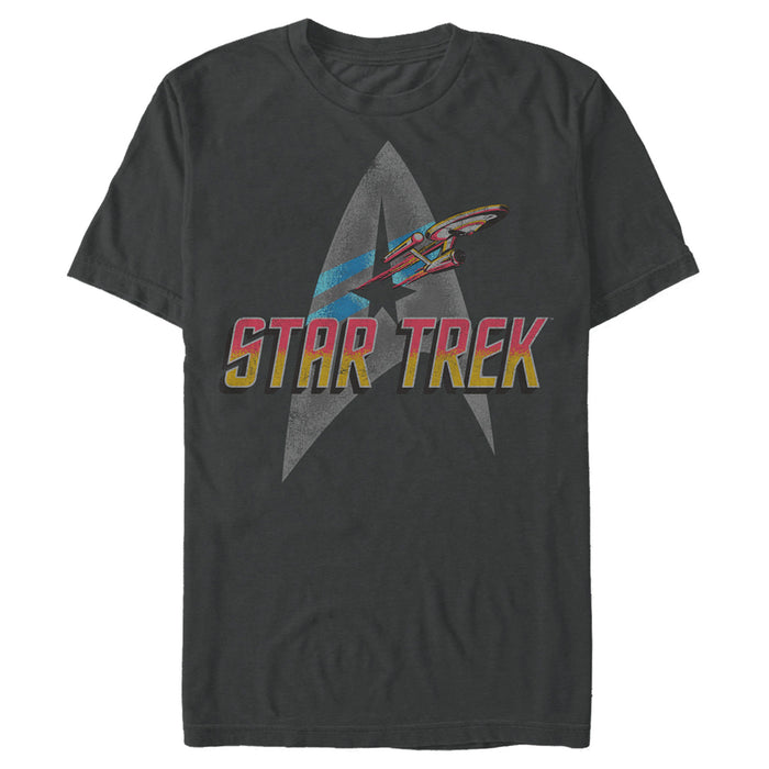 Fifth Sun Men's Star Trek Retro Starfleet Logo T-Shirt