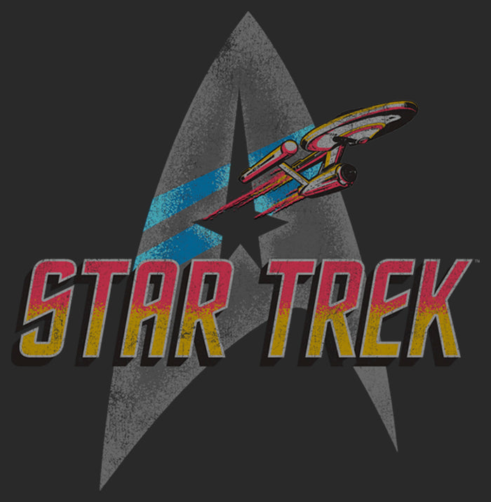 Fifth Sun Men's Star Trek Retro Starfleet Logo T-Shirt