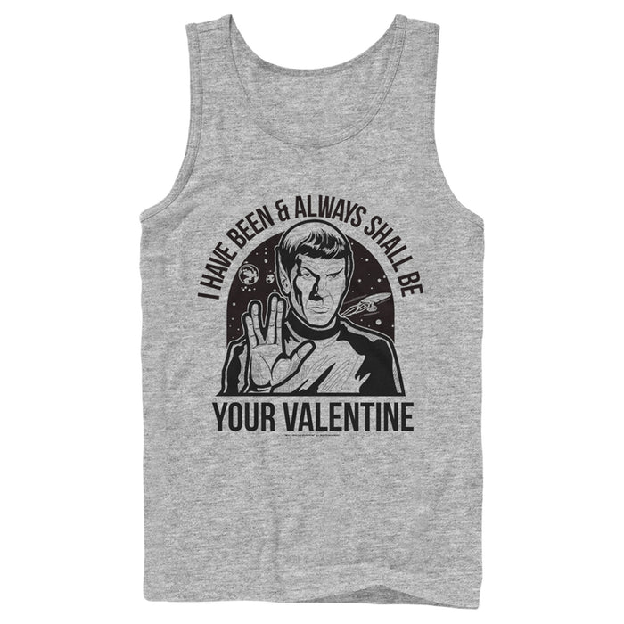 fifth sun Men's Star Trek Spock Always Shall Be Valentine Tank Top