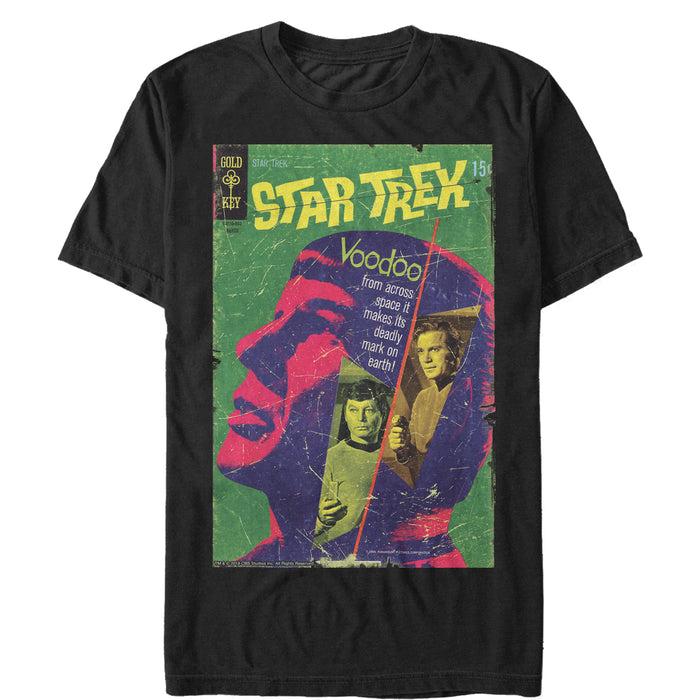 fifth sun Men's Star Trek Spock's The Voodoo Planet Comic Page T-Shirt