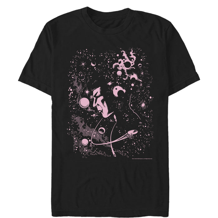 fifth sun Men's Star Trek Spock Space Explorer T-Shirt