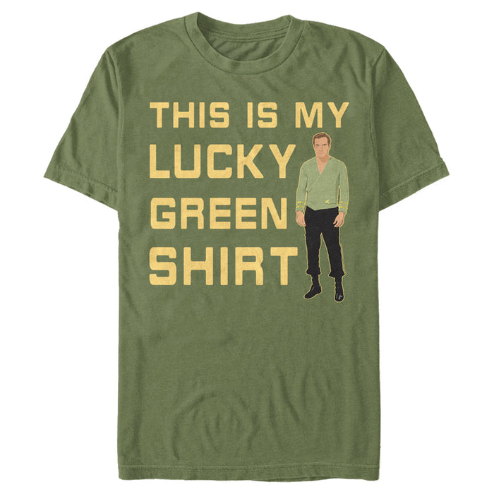 fifth sun Men's Star Trek St. Patrick's Day Kirk This is my Lucky Green Shirt T-Shirt